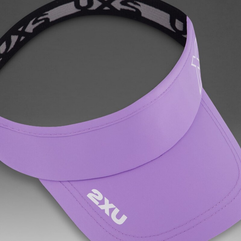 Gorra Running Performance Visor Unisex Grape Fizz/white