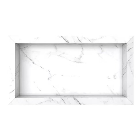 Nicho estante de empotrar Porcelanato 60cm Blanco Nicho Estante De Empotrar Porcelanato 60cm Blanco