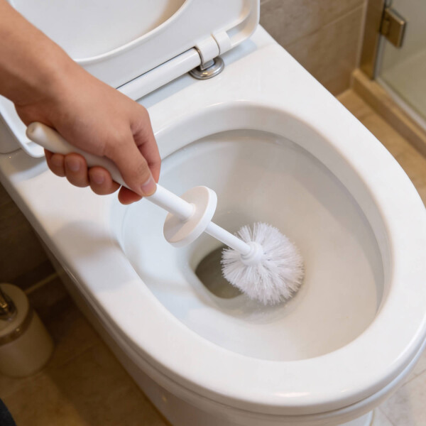 Escobilla Cepillo Inodoro Accesorio Baño Acero Inoxidable IMBACK Color Blanco Escobilla Cepillo Inodoro Accesorio Baño Acero Inoxidable IMBACK Color Blanco