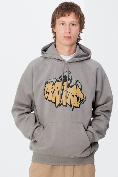 HOODED YUTE SWEAT Gris