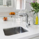 GRIFERIA MONOCOMANDO COCINA PARA MESADA BRILLO LINEA LIBBY CROMO