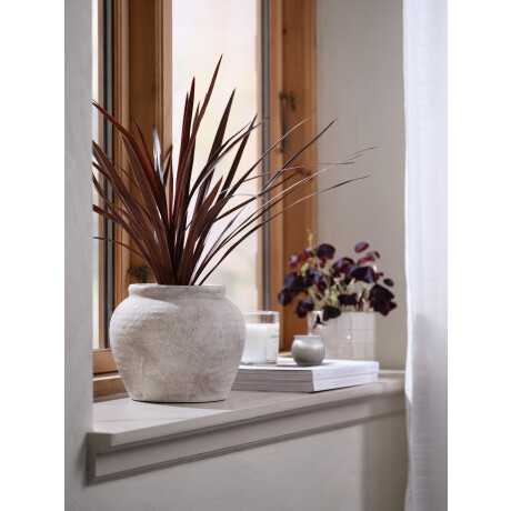 Maceta JOKUM Ø24xA21cm gres porcelánico Gris