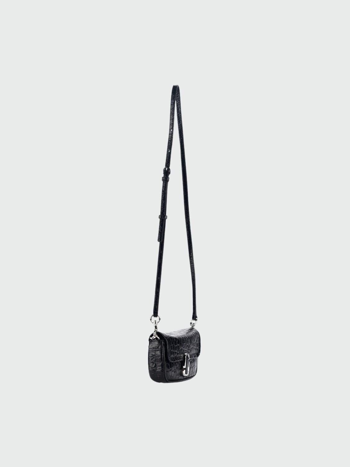 Bolso de hombro mini con herrajes 0