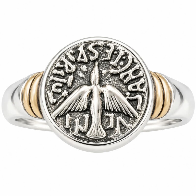 Anillo con Espiritu Santo Anillo con Espiritu Santo