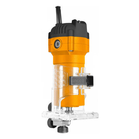Router Manual 600W 34500Rpm Pinzas 6mm y 1/4" Ingco PLM6001 Amarillo