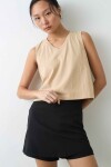 Top Dulce Beige Gastado