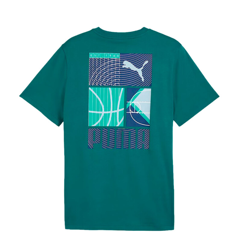 Remera de Hombre Puma Sports Graphic Verde