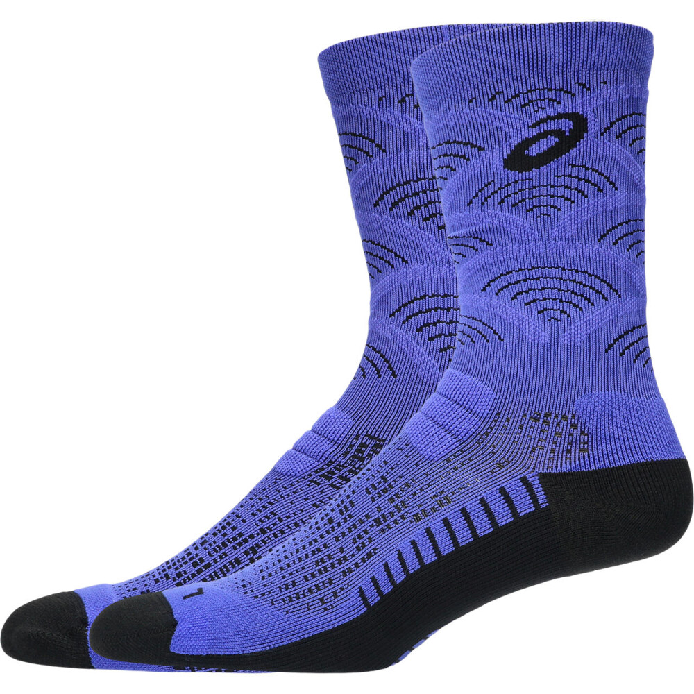 Medias Running Performance Run Sock Crew Unisex Cobalt Burst