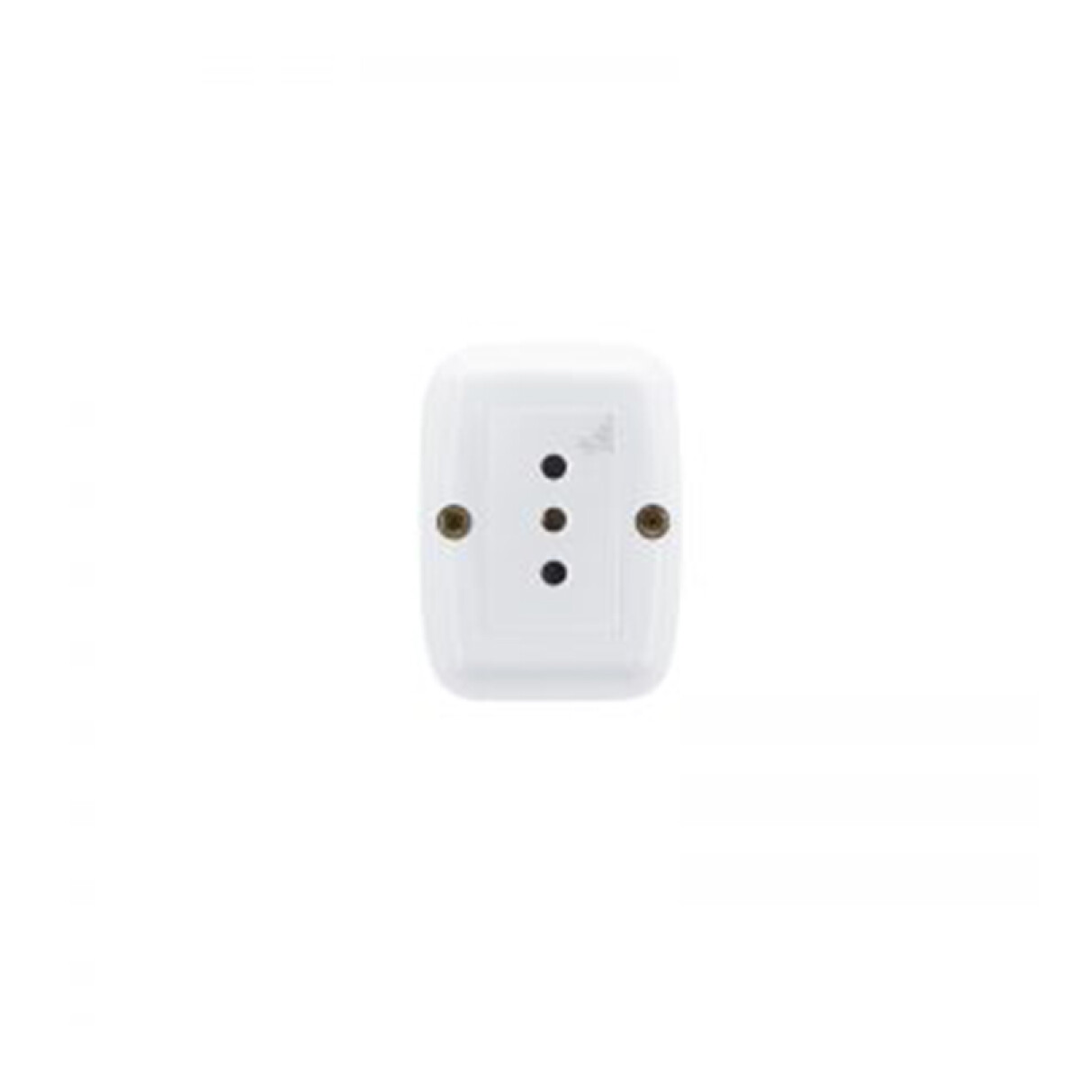 Caja exterior de 1 módulo con 1 toma 3 en línea blanco - M47218 