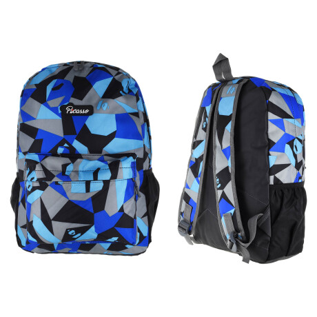 MOCHILA ESCOLAR BOLSILLO FRONTAL 4 COLORES C/DISEÑO 42X30X11CM 23415 MOCHILA ESCOLAR BOLSILLO FRONTAL 4 COLORES C/DISEÑO 42X30X11CM 23415