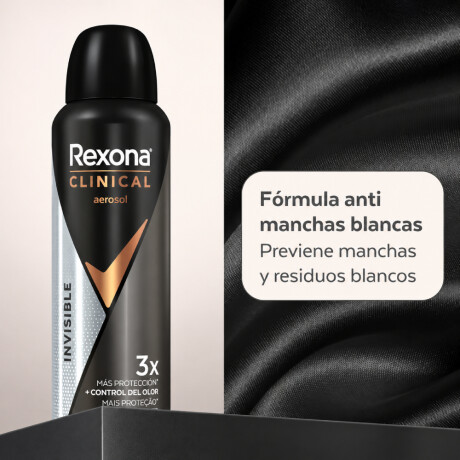 Desodorante en Aerosol Rexona Clinical Invisible 150ml Desodorante en Aerosol Rexona Clinical Invisible 150ml