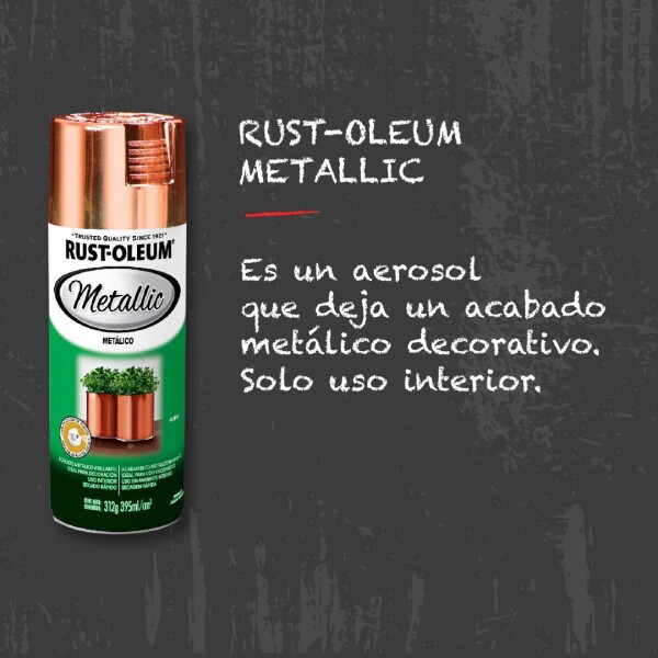 AEROSOL RUST OLEUM METALLIC 312gr. - COBRE AEROSOL RUST OLEUM METALLIC 312gr. - COBRE