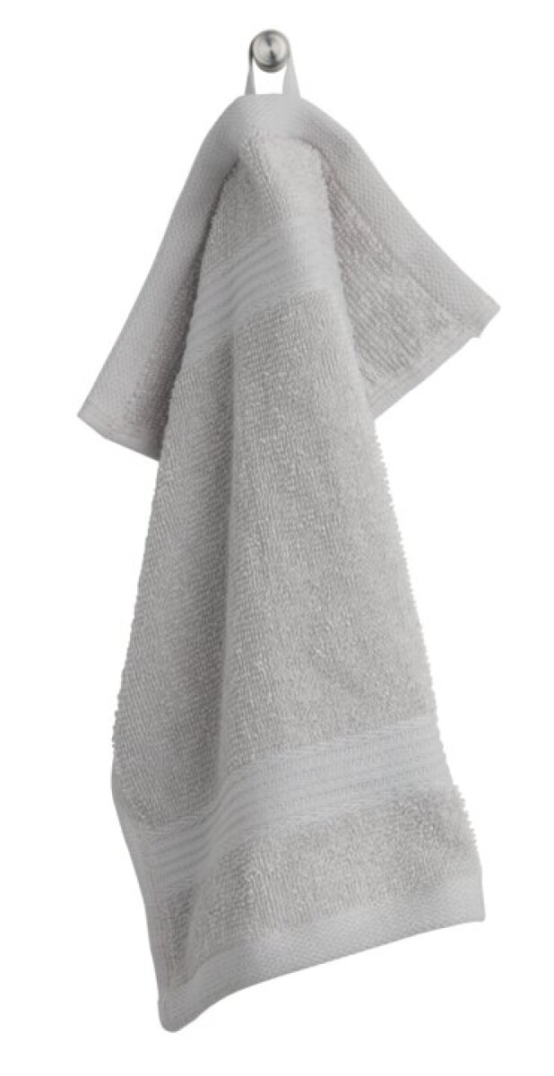 Toalla de tocador KARLSTAD 28x30 gris claro 