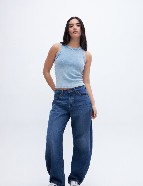 Musculosa Pia Celeste