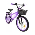 Bicicleta infantil rodado 20 Con Canasto Lila
