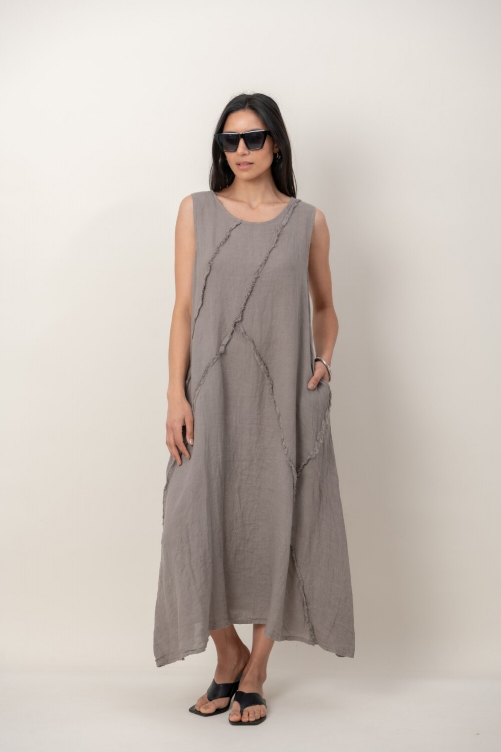 VESTIDO TIALLI Visón