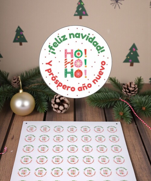 Stickers navidad placha DISEÑO 20