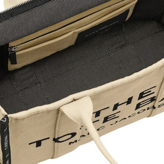 MARC JACOBS- THE JACQUARD LARGE TOTE BAG Beige