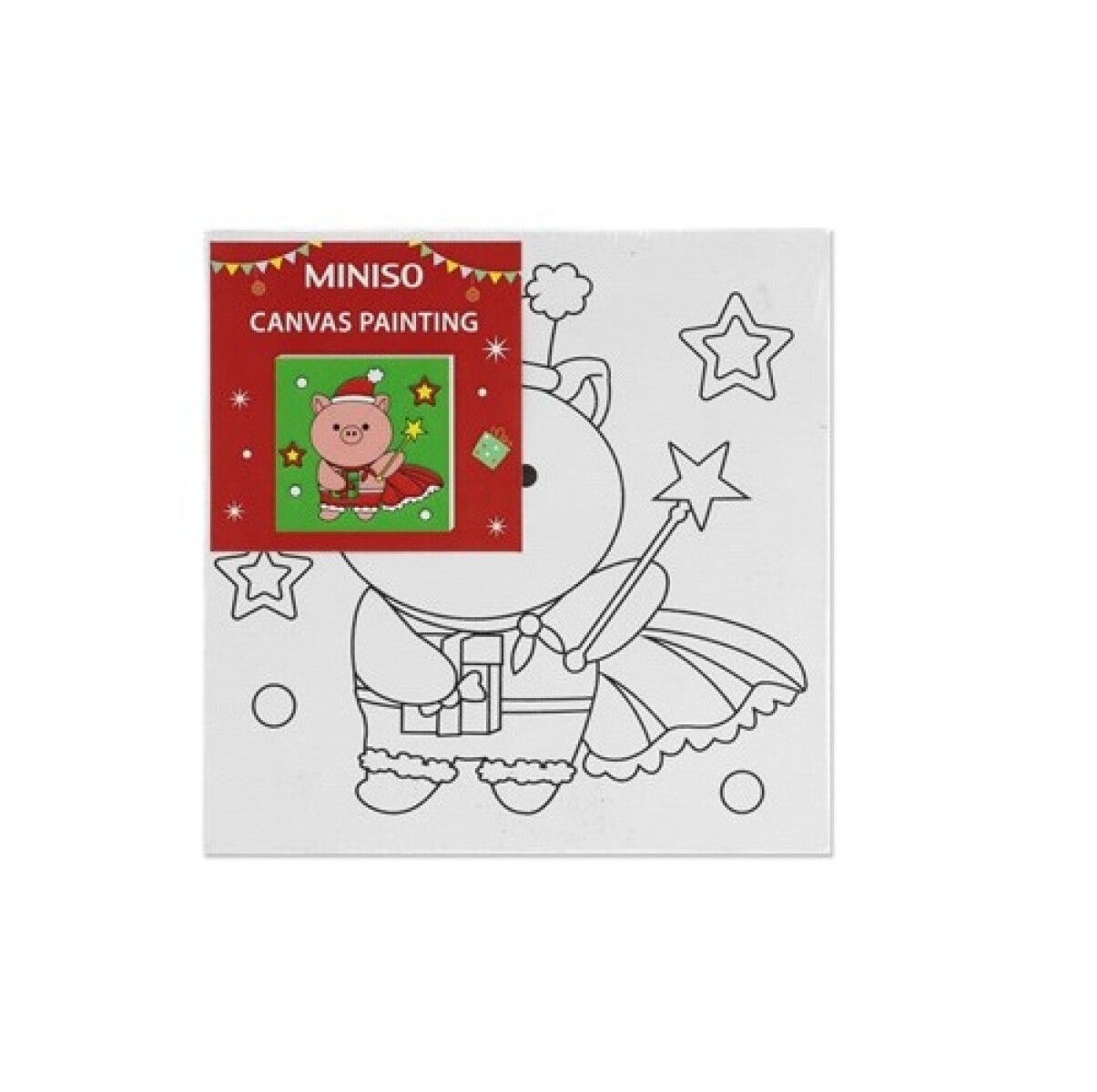 Canvas navideño Mini Family - chanchi 