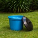 PAPELERA TACHO DE BASURA CON TAPA 7,4 LITROS PAPELERA TACHO DE BASURA CON TAPA 7,4 LITROS