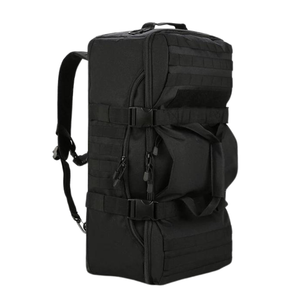 Bolso mochila 2 en 1 - 60 litros - Negro 