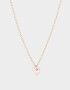 Cadena Corta con Dije Strass Corazón Cadena Con Dije De Corazón - Dorado