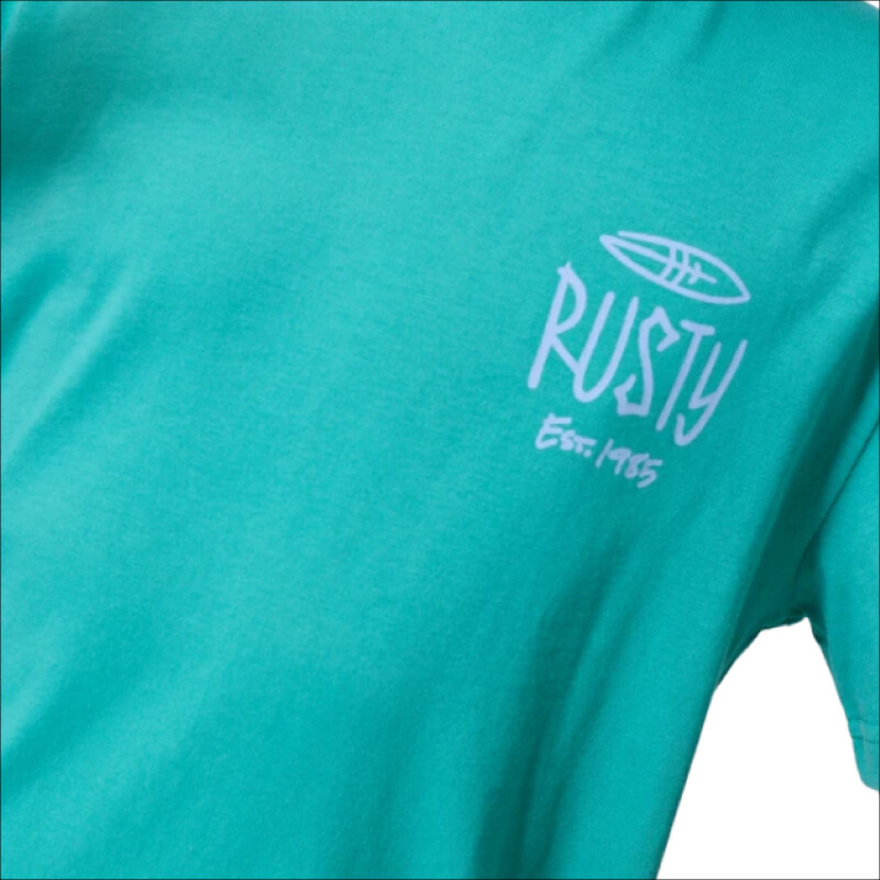 Remera Rusty Rokai Niño - Celeste Remera Rusty Rokai Niño - Celeste
