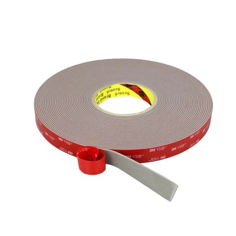 CINTA DOBLE FAZ VHB4991 GRIS 12MM X 33M - 3M CINTA DOBLE FAZ VHB4991 GRIS 12MM X 33M - 3M