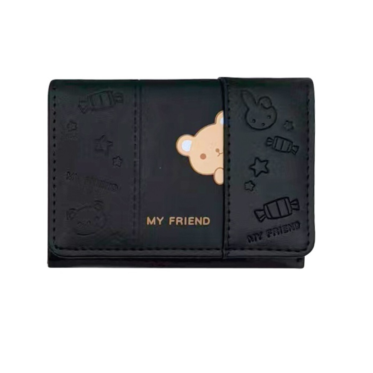 Billetera friends - negro 