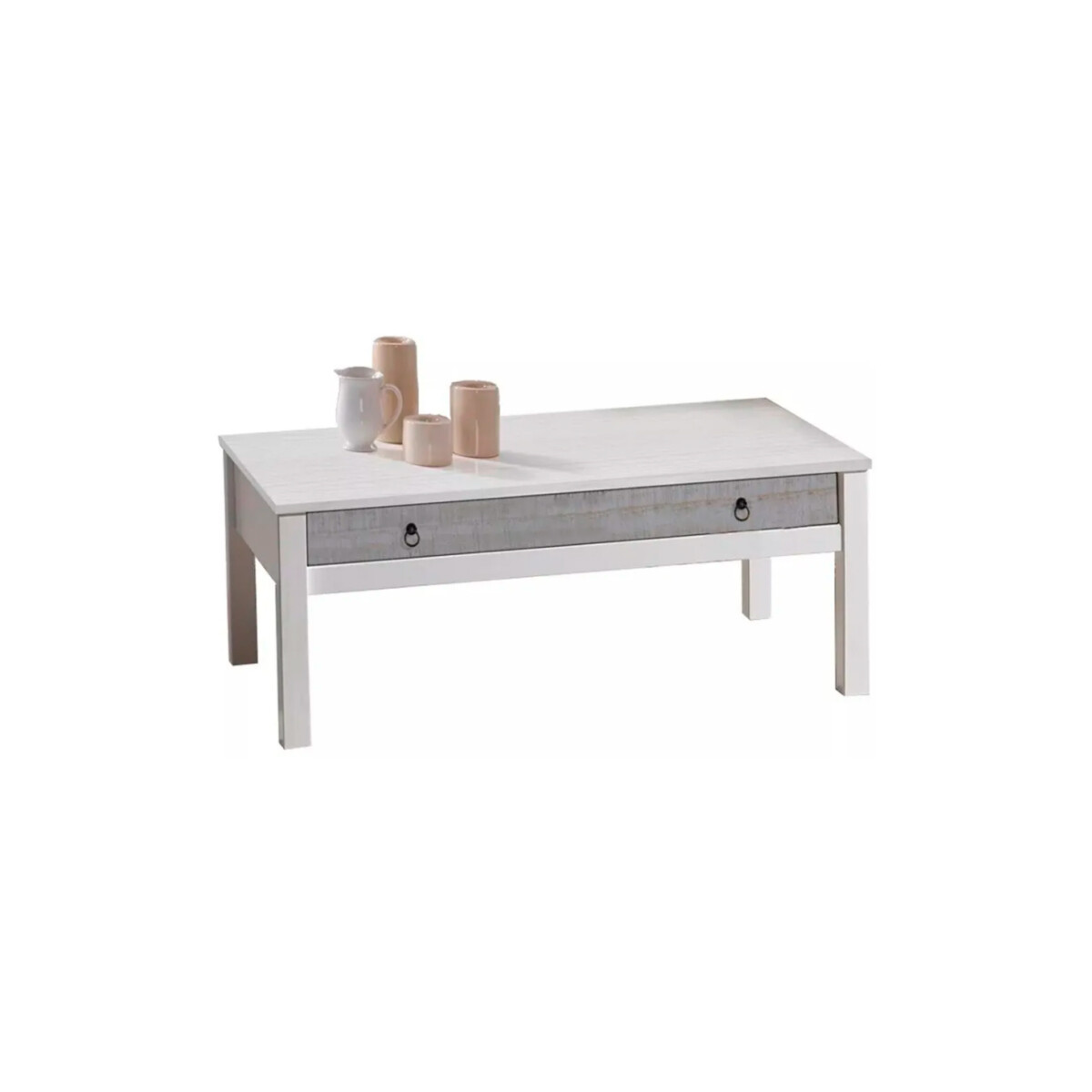 Mesa De Living Con 1 Cajón Línea Flora 