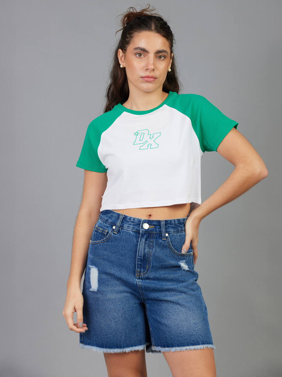 T-SHIRT FAY DIXIE Verde