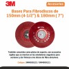 BASE P/ FIBRODISCO 7" ROJO - 3M BASE P/ FIBRODISCO 7" ROJO - 3M