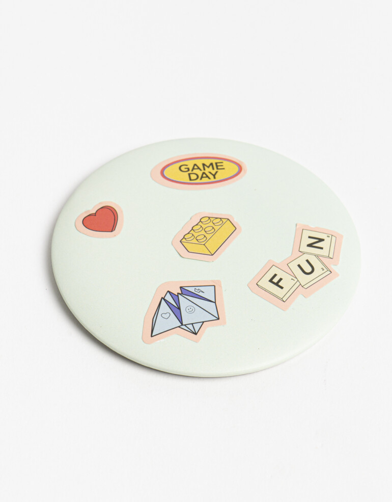 Espejos Espejo Con Stickers Para Customizar - Acqua Claro