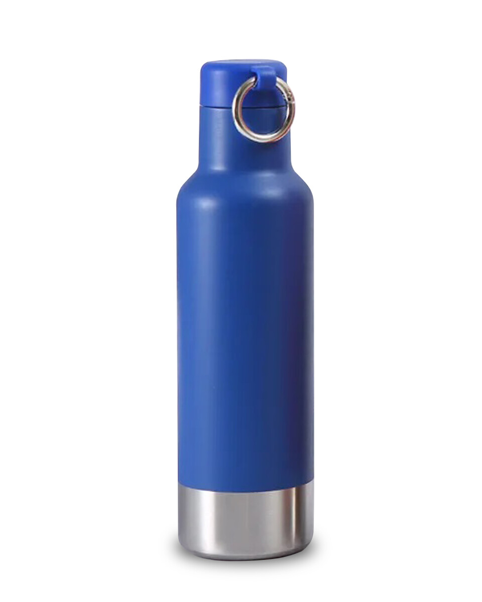 Botella Acero Termica c/Aro - 500 ml - Azul 