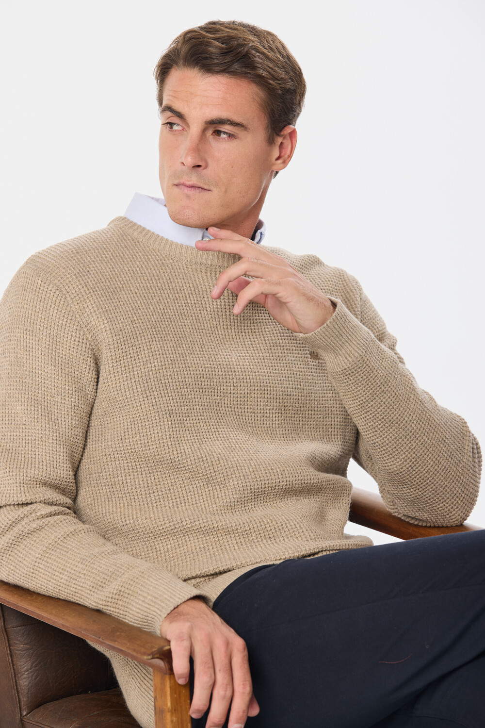 BUZO TEJIDO Beige