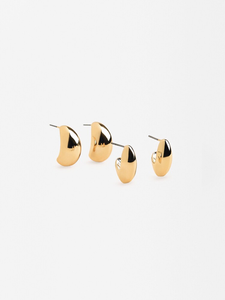 Conjunto De Pendientes Dorados dorado