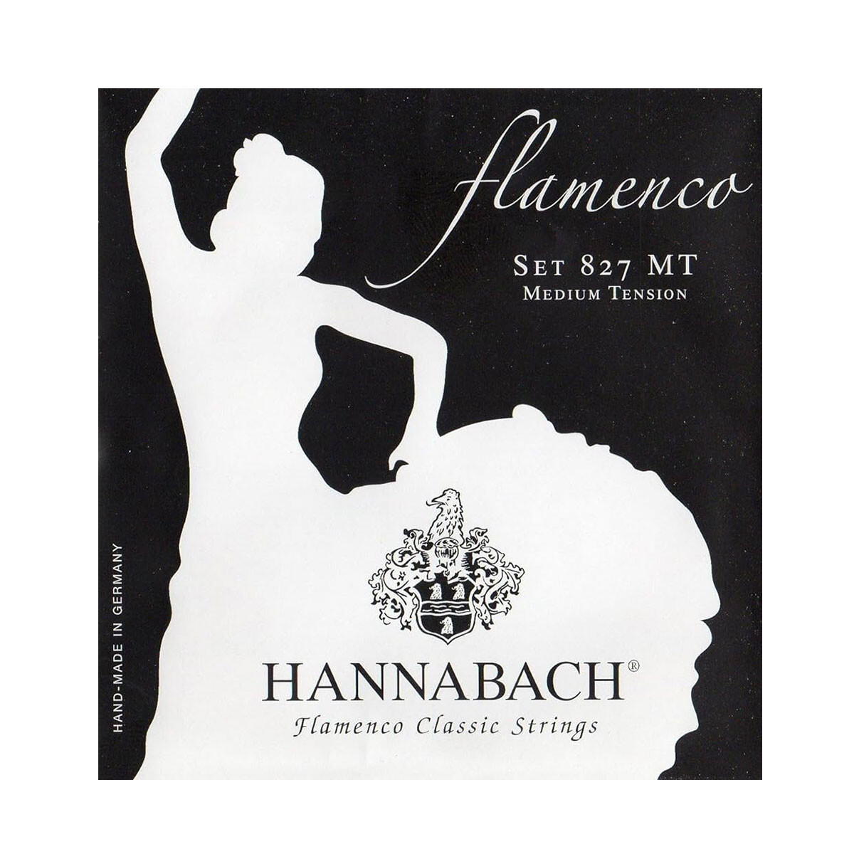 Encordado guitarra flamenco Hannabach 827MT tension media 