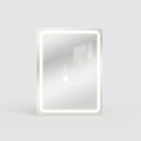 Espejo Vertical Lumax Suleban c/marco y luz 90x70cm Blanco
