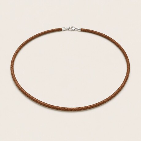 Collar Trenza Caramel - Cuero Collar Trenza Caramel - Cuero