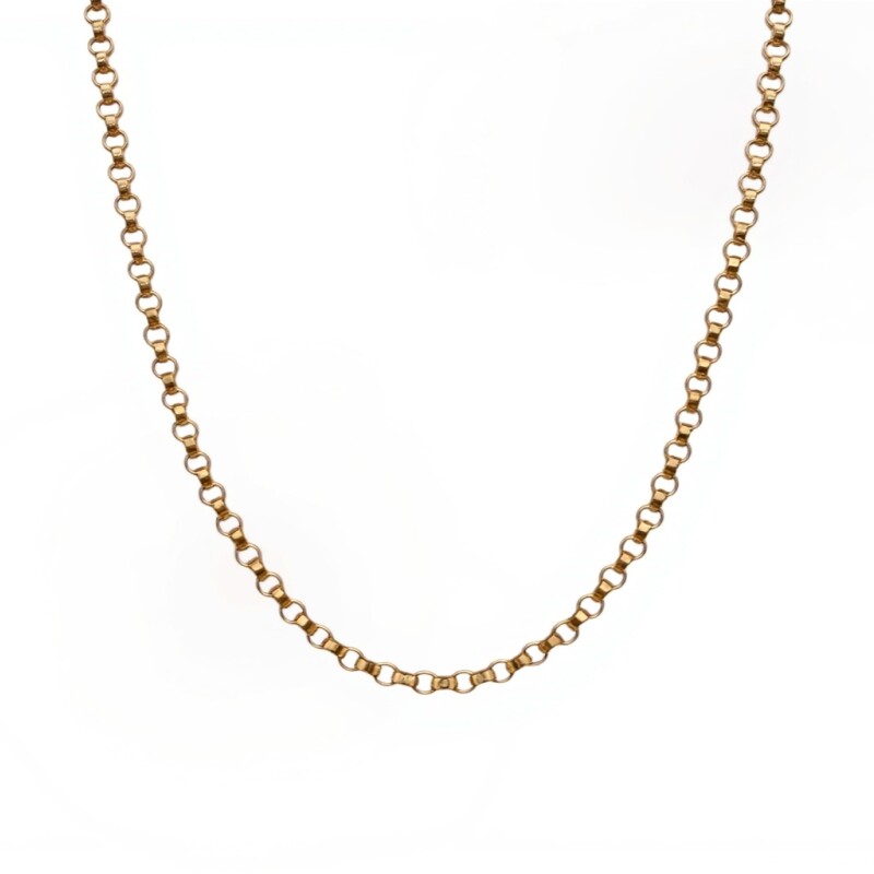 Cadena oro Rolo-Oro bajo -Sin Piedra-CD8003 sinpiedra