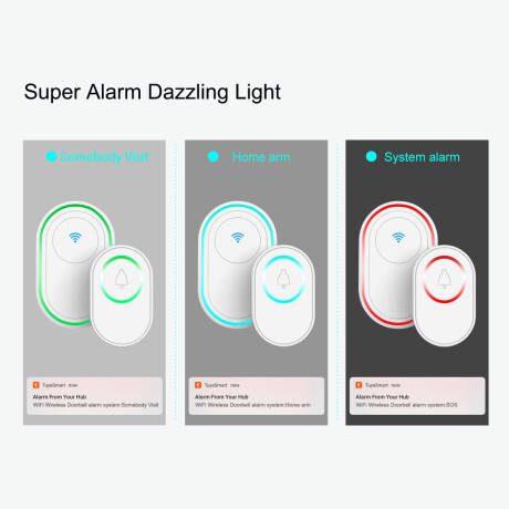 Timbre Alarma Smart Wifi SM-DB11 001