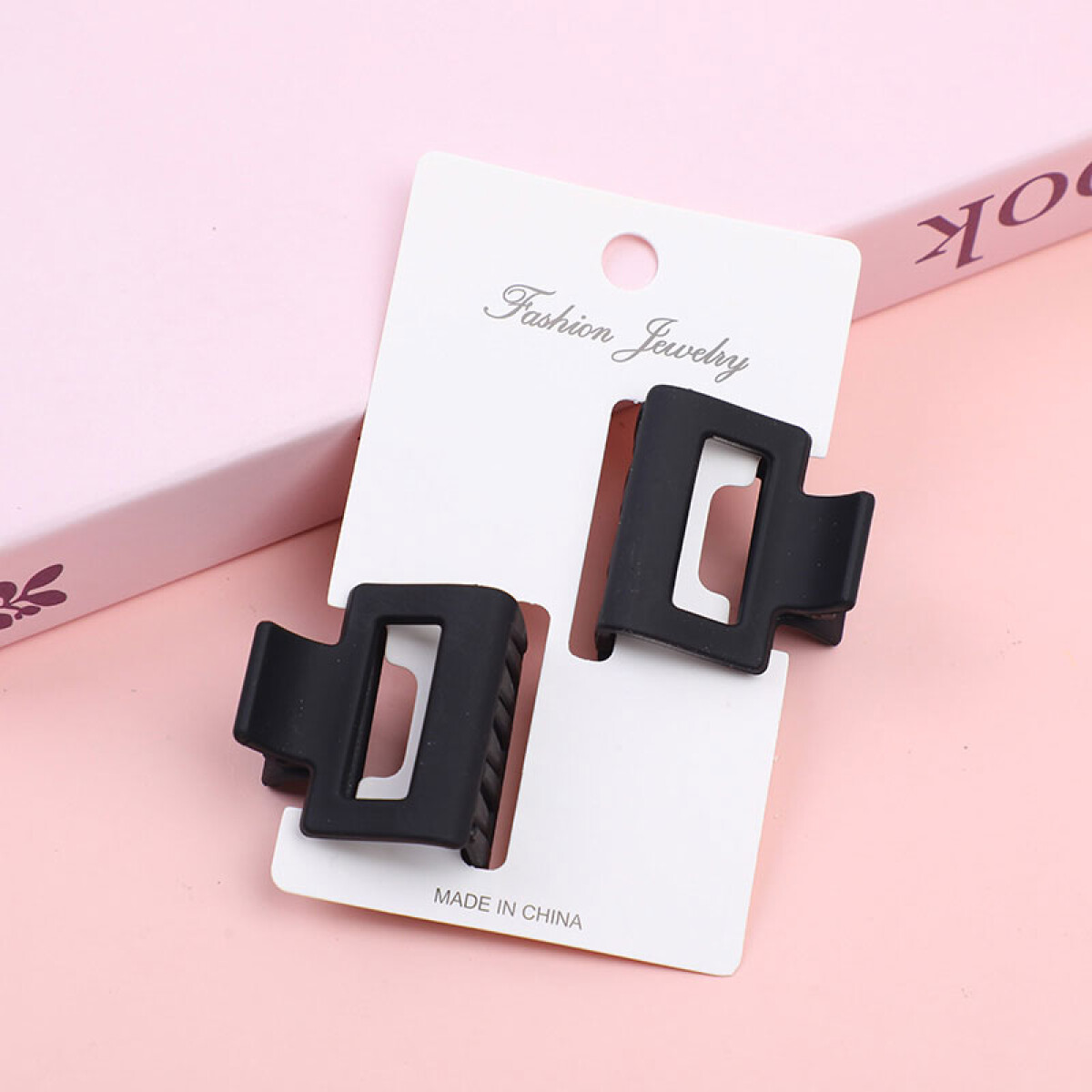 Pinzas x2 negras para el cabello - Pinzas X2 Negras Para El Cabello 