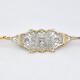 Pulsera Estilo Antiguo, En Oro 18K, Platino Y Brillantes Pulsera Estilo Antiguo, En Oro 18K, Platino Y Brillantes