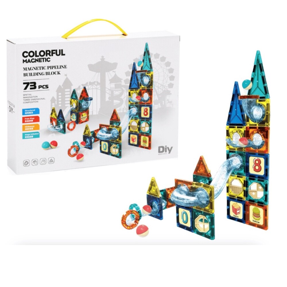 Juego Magnético Colorful 73 pcs Juego Magnético Colorful 73 pcs