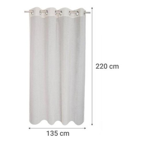 Cortina Dolly Just Home Collection 135 x 220cm Blanco