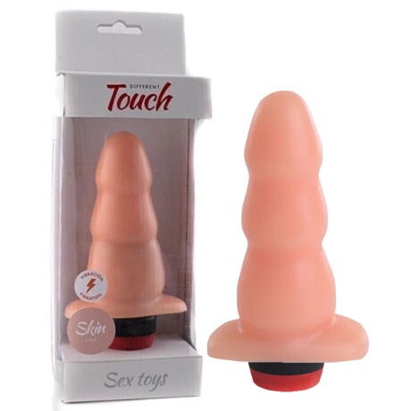 Plug Anal Escalonado Con Vibrador Piel