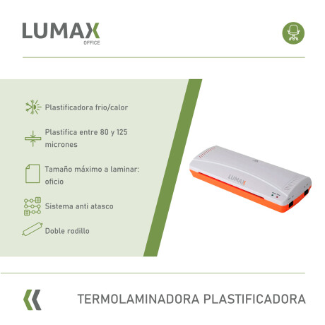 Máquina plastificadora laminadora Lumax Máquina plastificadora laminadora Lumax