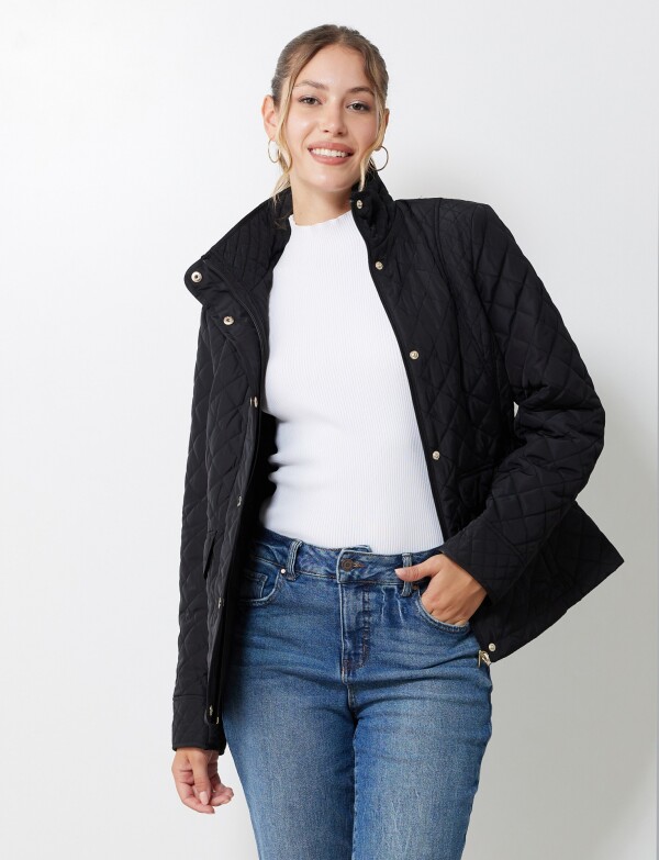 Campera Capitoneada NEGRO