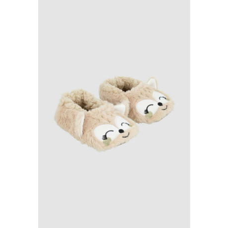Pantufla face inv26 Beige