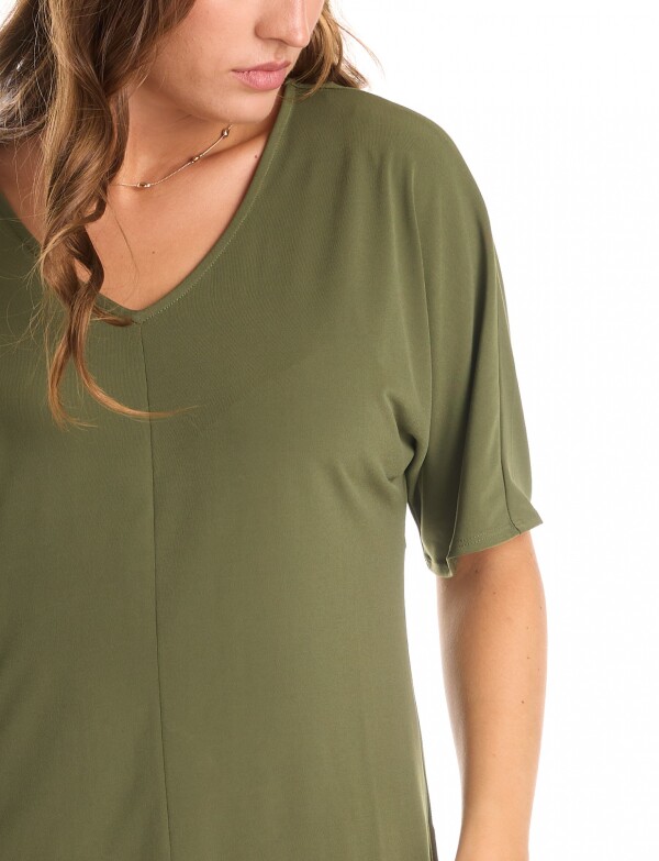 Blusa Dolman Al Codo VERDE